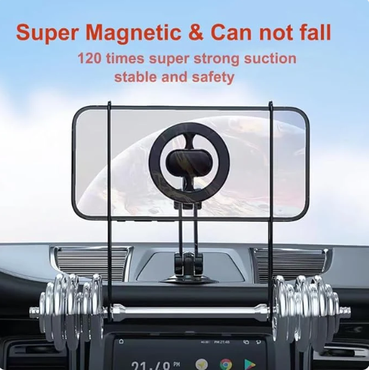 FlexiGrip Magnetic Phone Holder – Adjustable Car Mount Stand